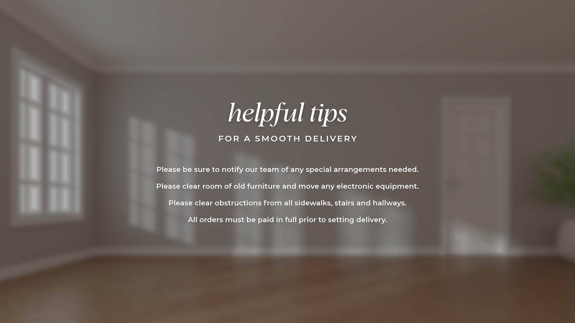 Helpful Tips